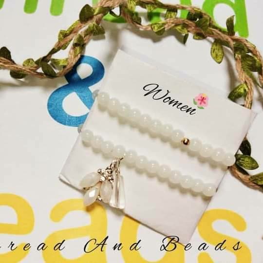 White elegant bracelet