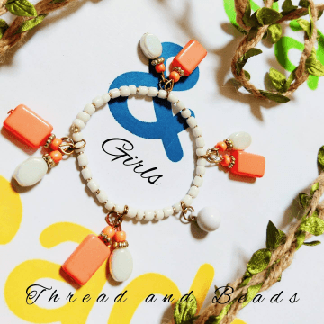 Orange & White