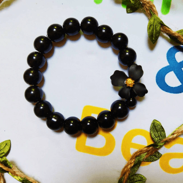 Beautyfull Stone Black Bracelate