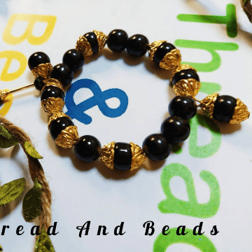 Black Heavy Hancy bracelate